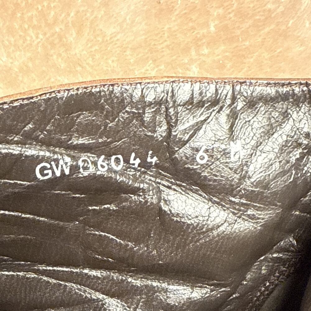 Stuart Weitzman Ankle Boot Block Heel Cognac Brow… - image 8